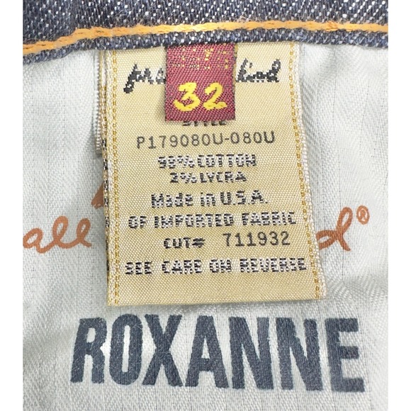 7 For All Mankind Roxanne Skinny Jeans Women's 32 Dark Wash Premium Denim - Picture 9 of 11